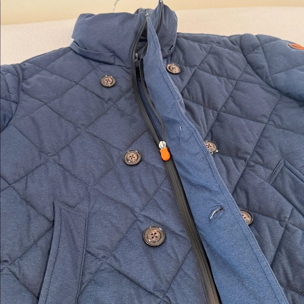 Save the Duck quilted techno fabric Peacoat Navy size Large